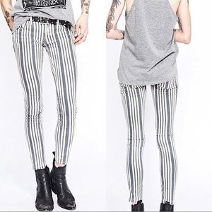 Free People • Striped Skinny Jean
